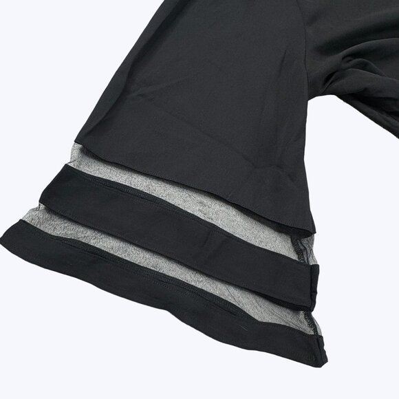 Zenana Blouse Size 1X Black Bell‎ Sleeves - Picture 3 of 7